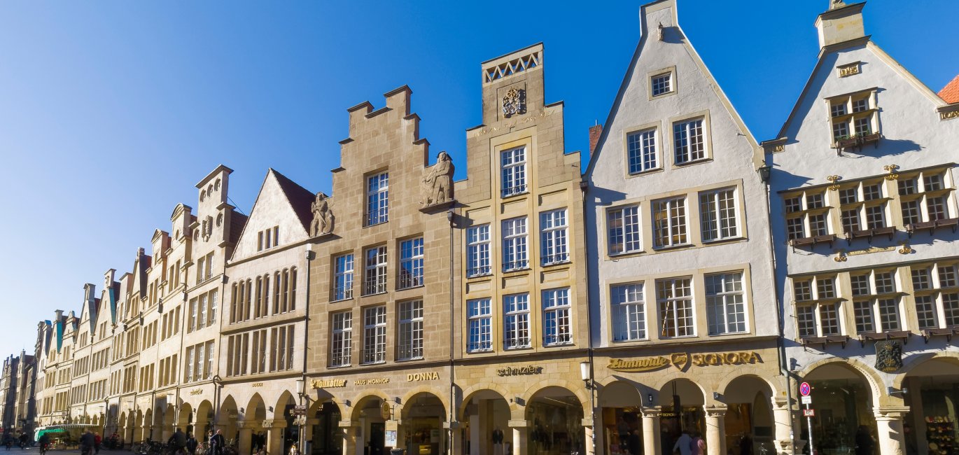 Stadthäuser am Prinzipalmarkt Münster © MCM - stock.adobe.com