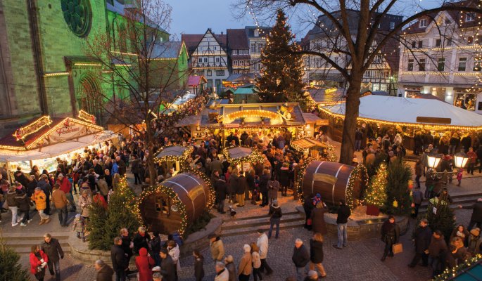 Weihnachtsmarkt Soest - Petrikirchplatz © Wirtschaft & Marketing Soest GmbH/Gero Sliwa