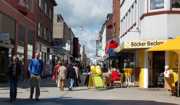 Marktstraße in Wilhelmshaven © www.ostfriesland.travel 
