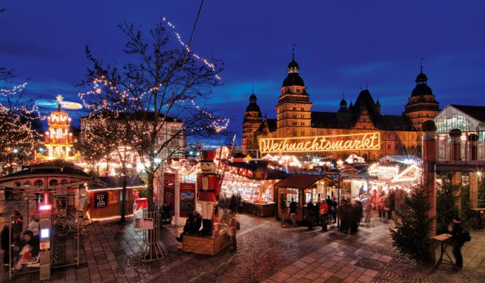 Weihnachtsmarkt Aschaffenburg  © Kongress- u. Touristikbetriebe der Stadt Aschaffenburg/Till Benzin