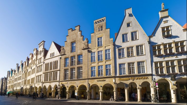 Stadthäuser am Prinzipalmarkt Münster © MCM - stock.adobe.com